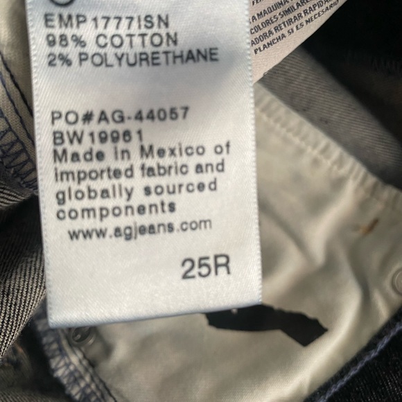 NWOT Women’s AG Farrah High Rise Skinny Ankle Jeans- Size 25R - Picture 6 of 8